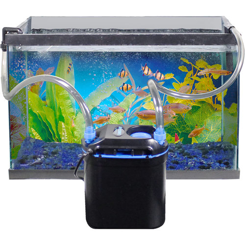 Penn-Plax Cascade Powered Aquarium Nano Sponge Filter – Provides Mechanical And Biological Filtration – Ideal For Tanks With Fry, Shrimp, And Small Fish